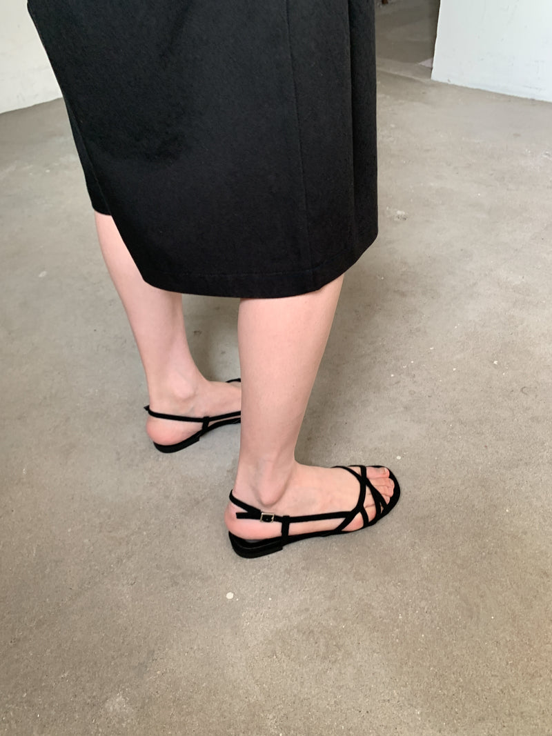 Nuance velvet line sandal