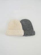 Fuzzy hairy beanie