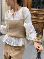 Angora bustier