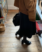 [sale] Studio leather jacket (camel)