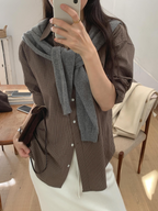 [sale] check shirt