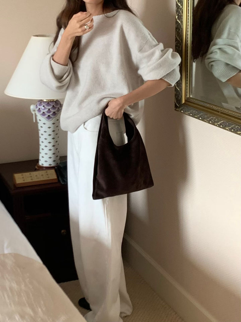 Rosy wholegarment knit