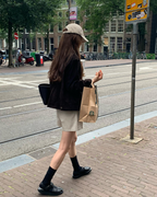 [sale] Studio leather jacket (brown)