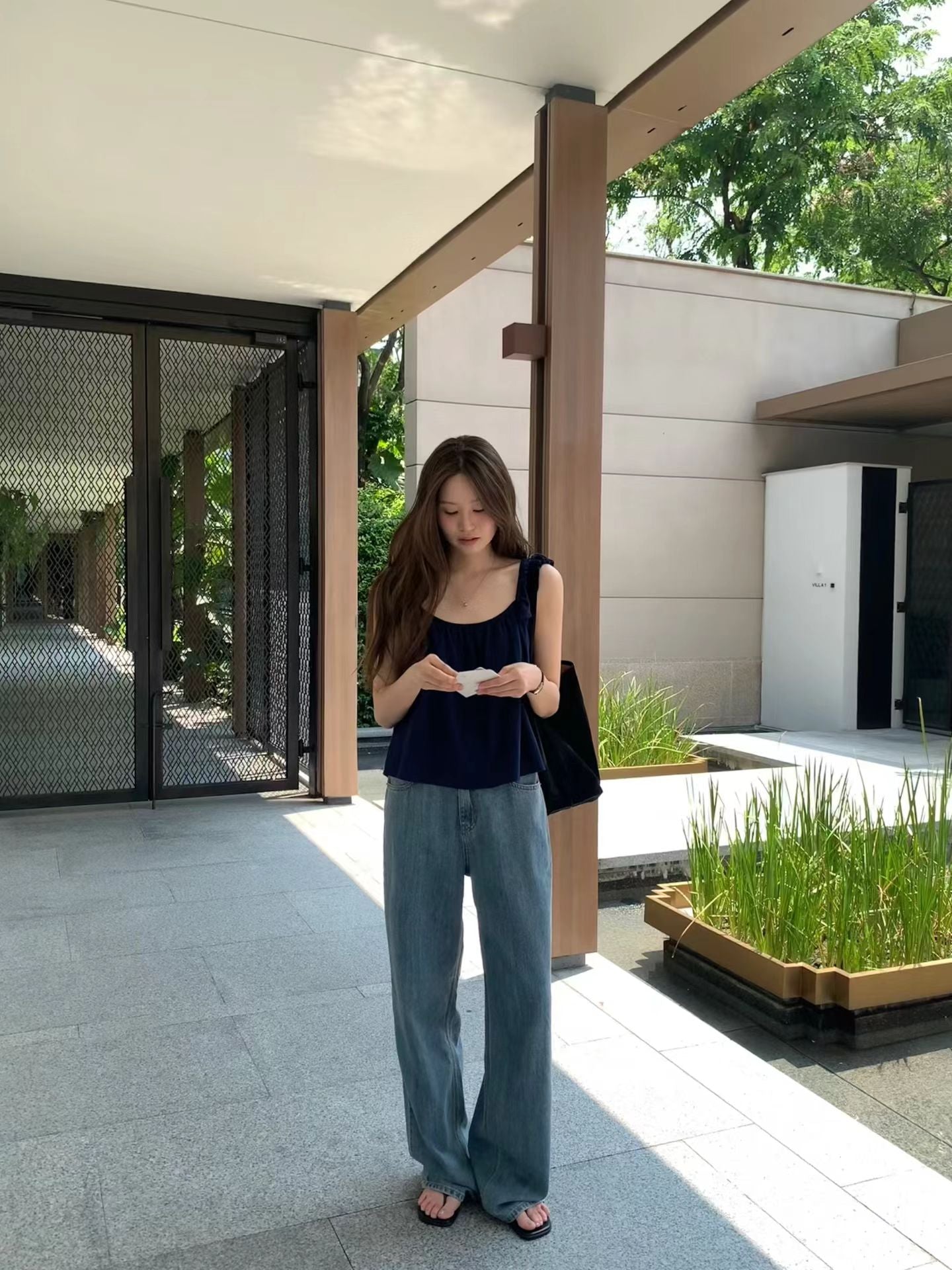 Annie frill blouse