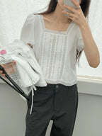 Leaming lace blouse