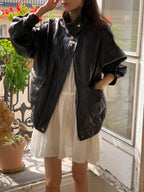 Lon pleats onepiece