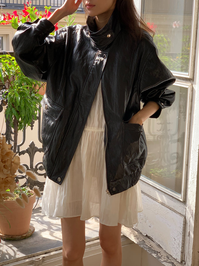 Lon pleats onepiece