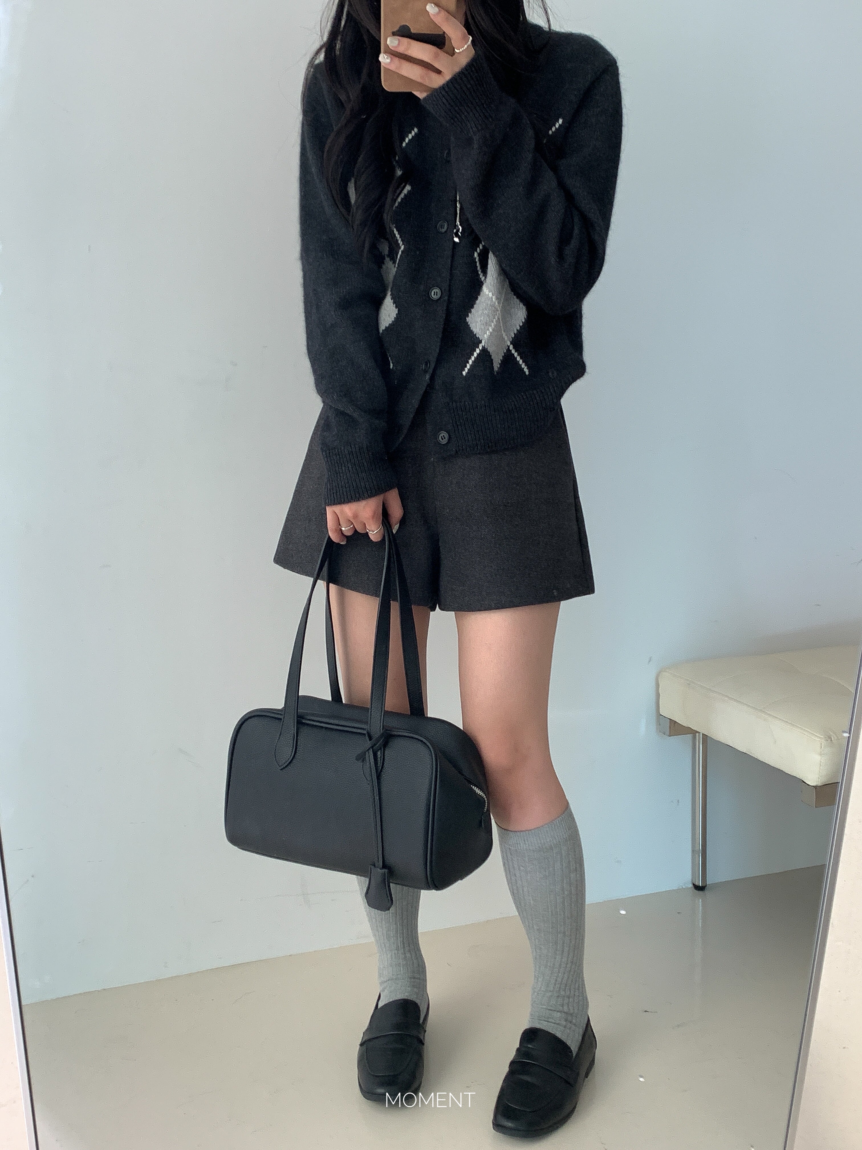Bow shoulder bag