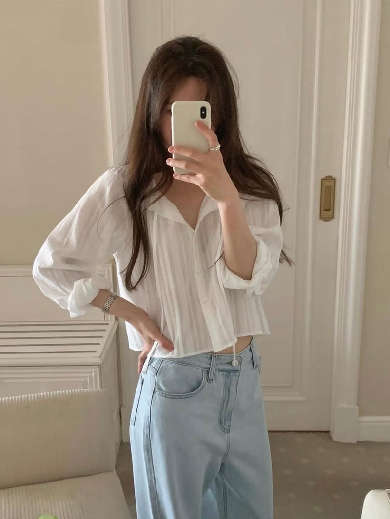 Frill blouse
