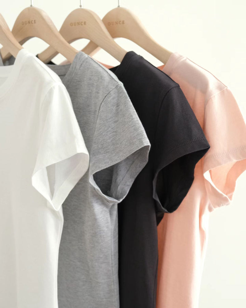 [Instock] Summer cup half tee (pink)