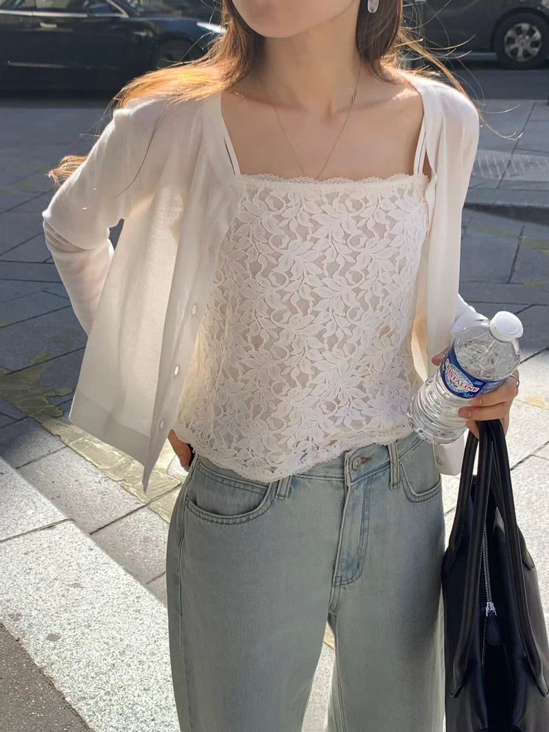 Day silk cardigan