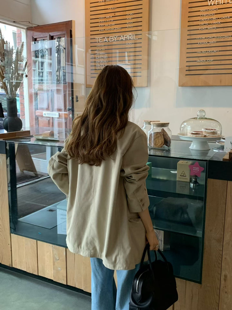 River suede jacket