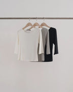 Mori rib tee