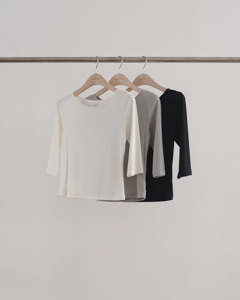 Mori rib tee