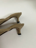 [sale] Velvet strap mule (24.5)