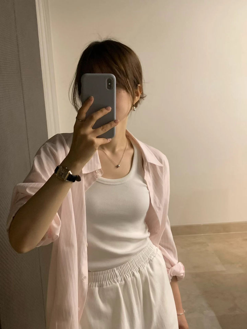 Boxy drop shirt