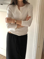 Mild button tee