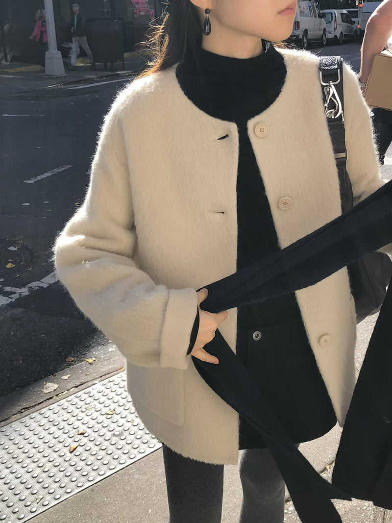 Handmade jane suri alpaca jacket