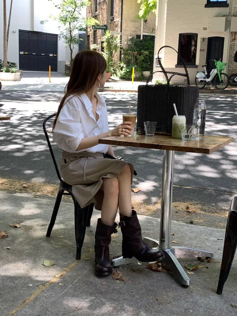 [In stock] Apron skirt