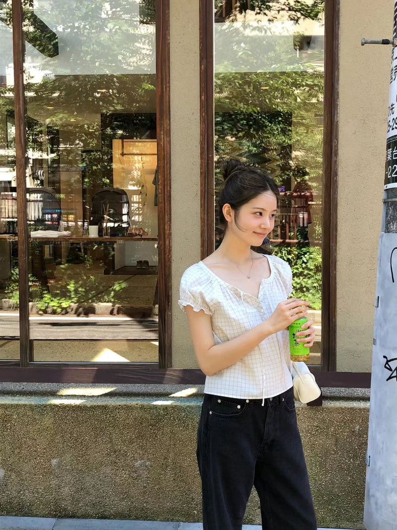 Summer washing black denim