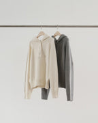 Raglan hoodie knit