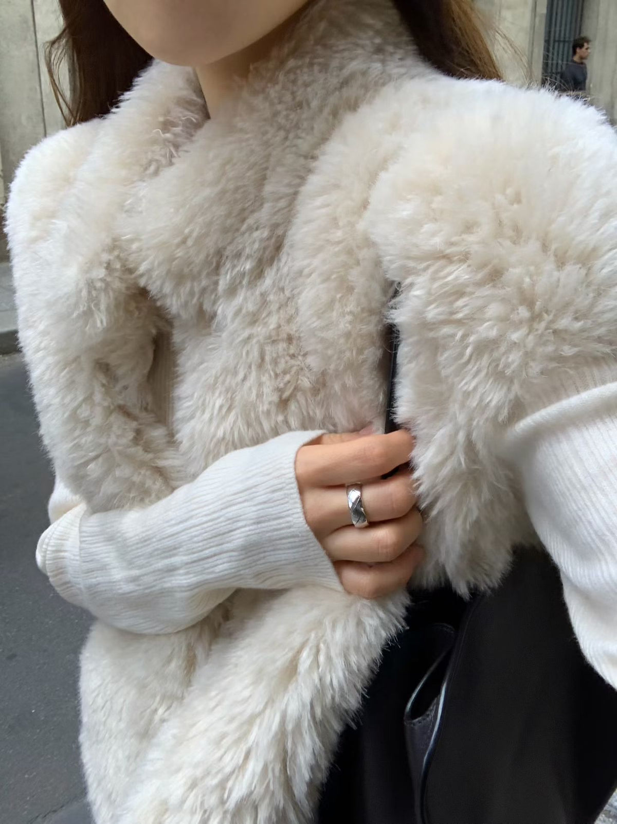 Rouve half fur jacket