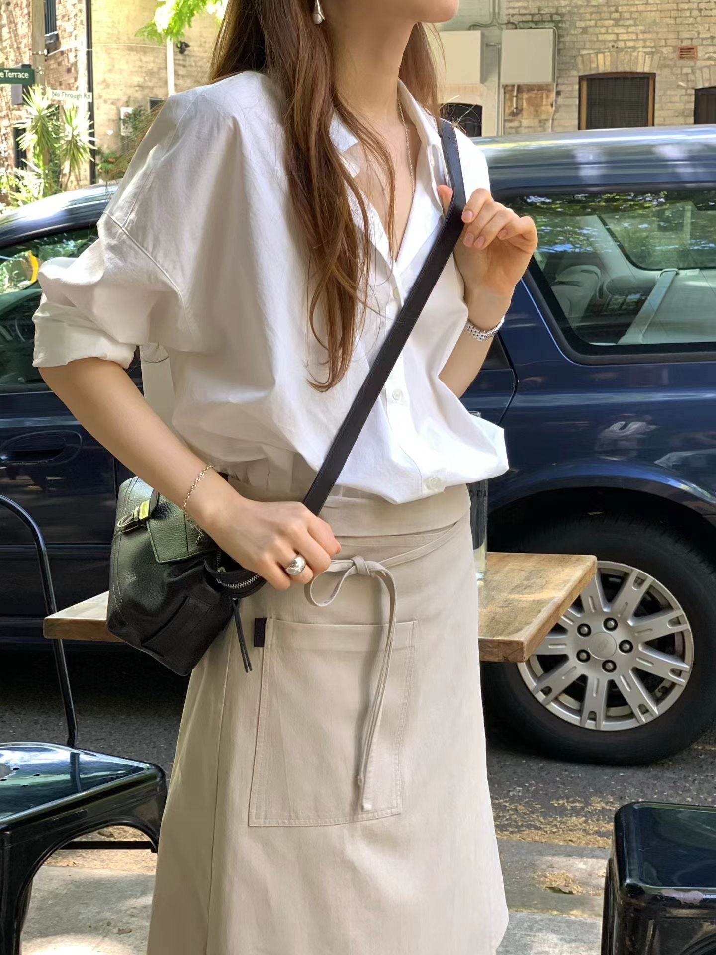 [In stock] Apron skirt