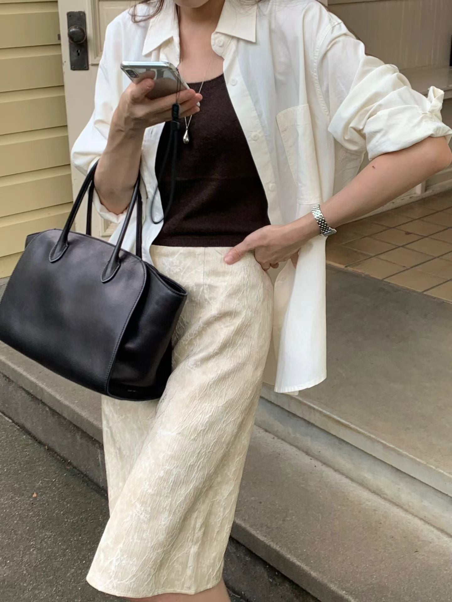 Grace jacquard skirt