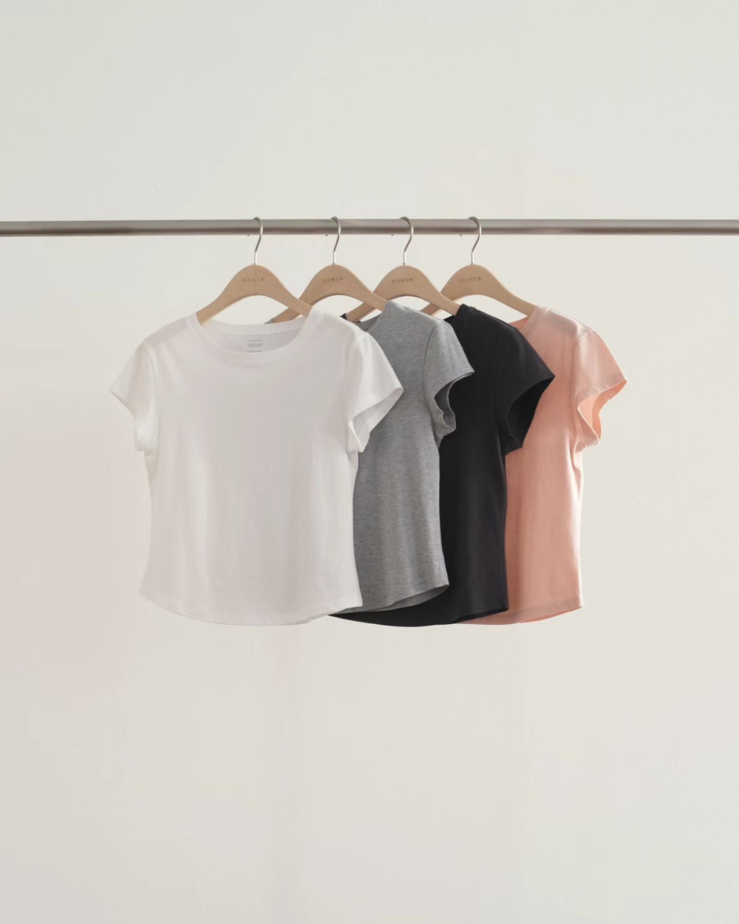 [Instock] Summer cup half tee (pink)