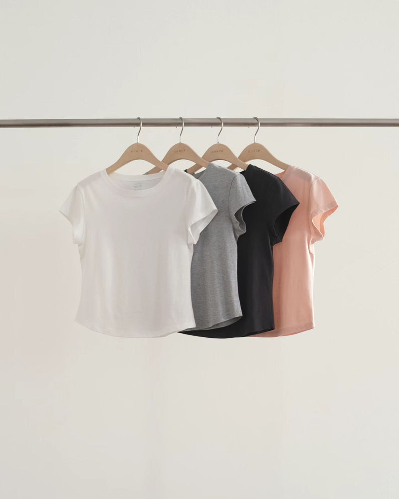 [Instock] Summer cup half tee (pink)