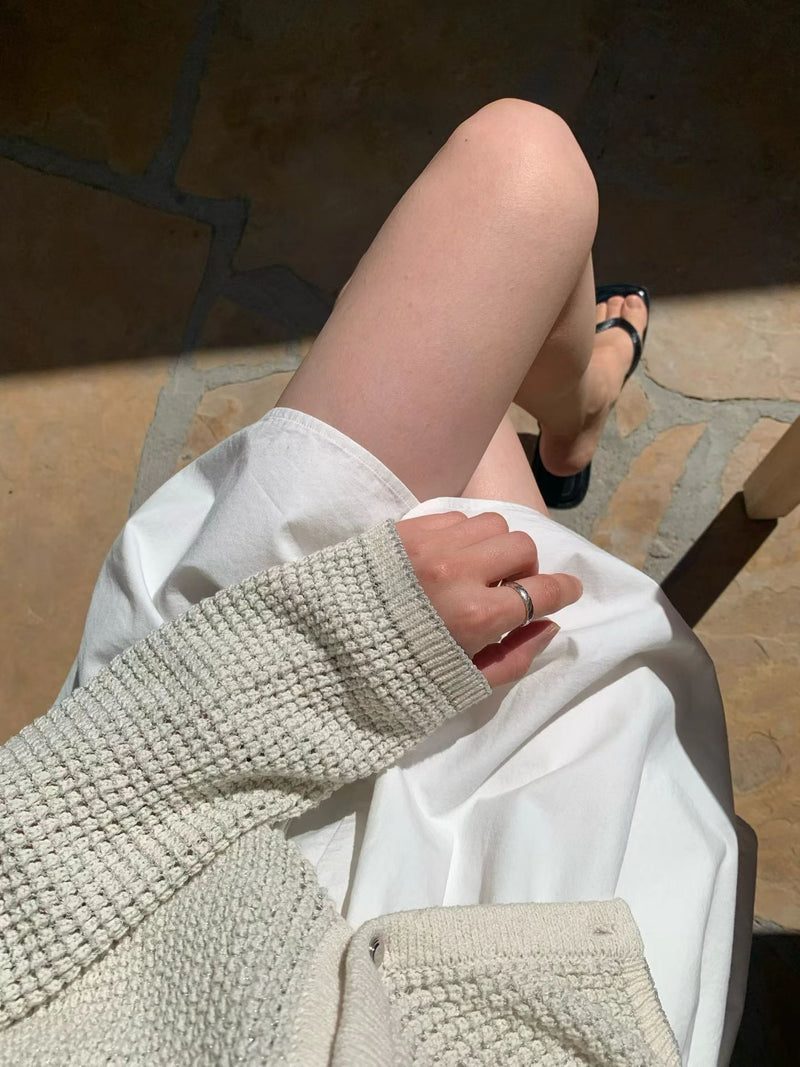 Golden crochet cardigan