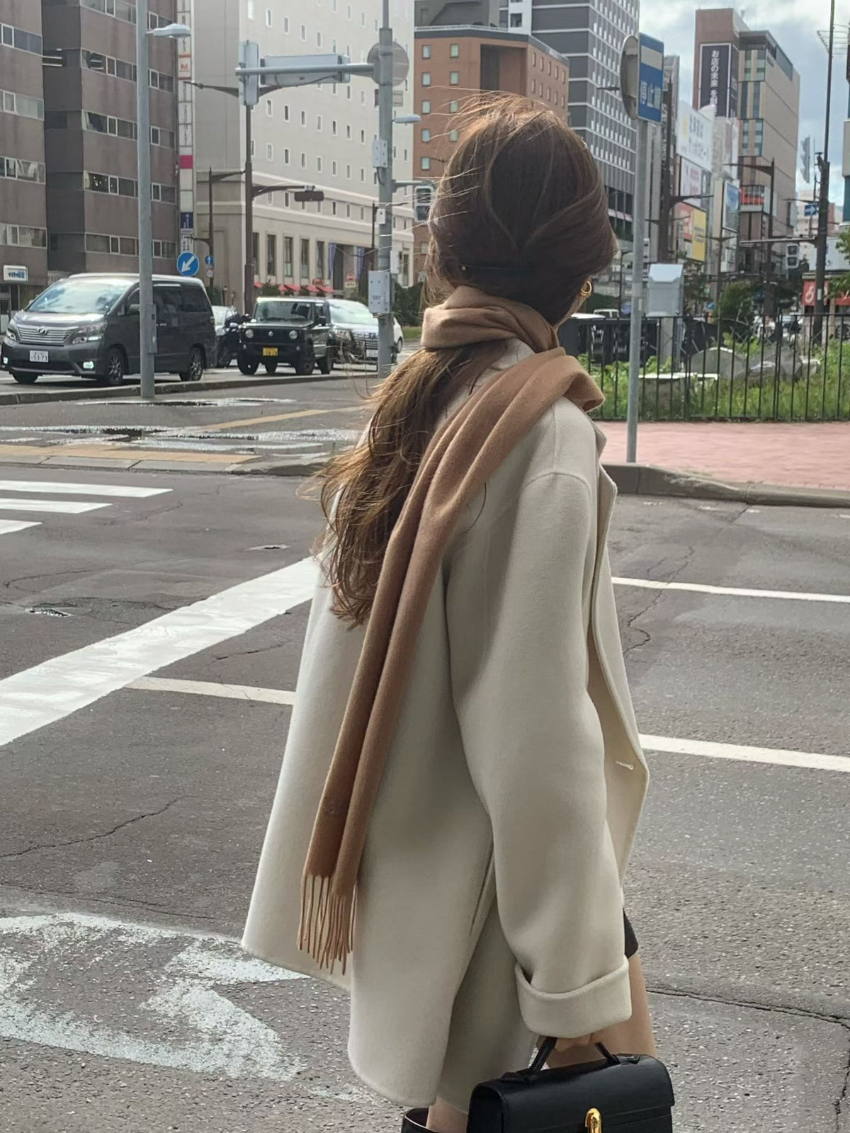Bruni double half coat