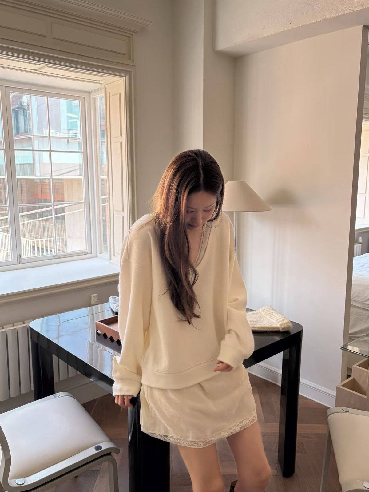 Wool v neck MTM