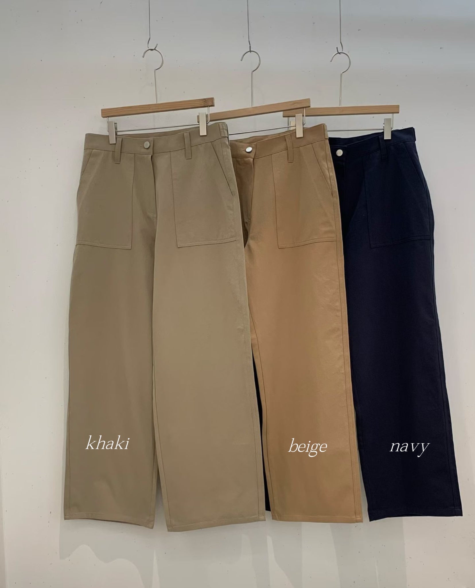 Fond pocket pants