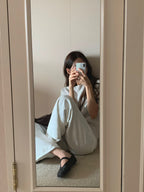 Rosy wholegarment knit