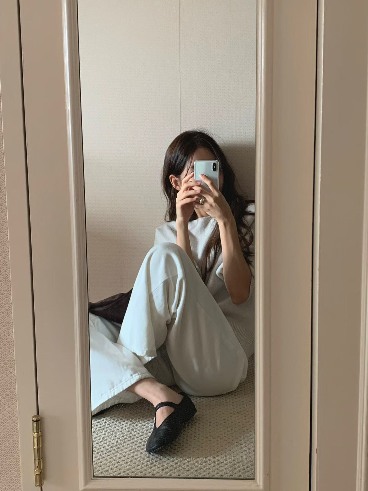 Rosy wholegarment knit