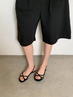 Nuance velvet line sandal