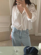 Frill blouse