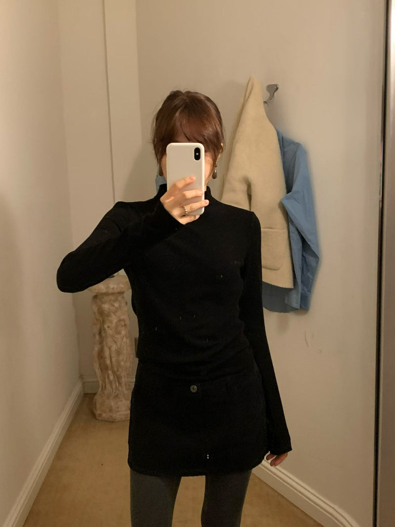 Merino wool pola tee