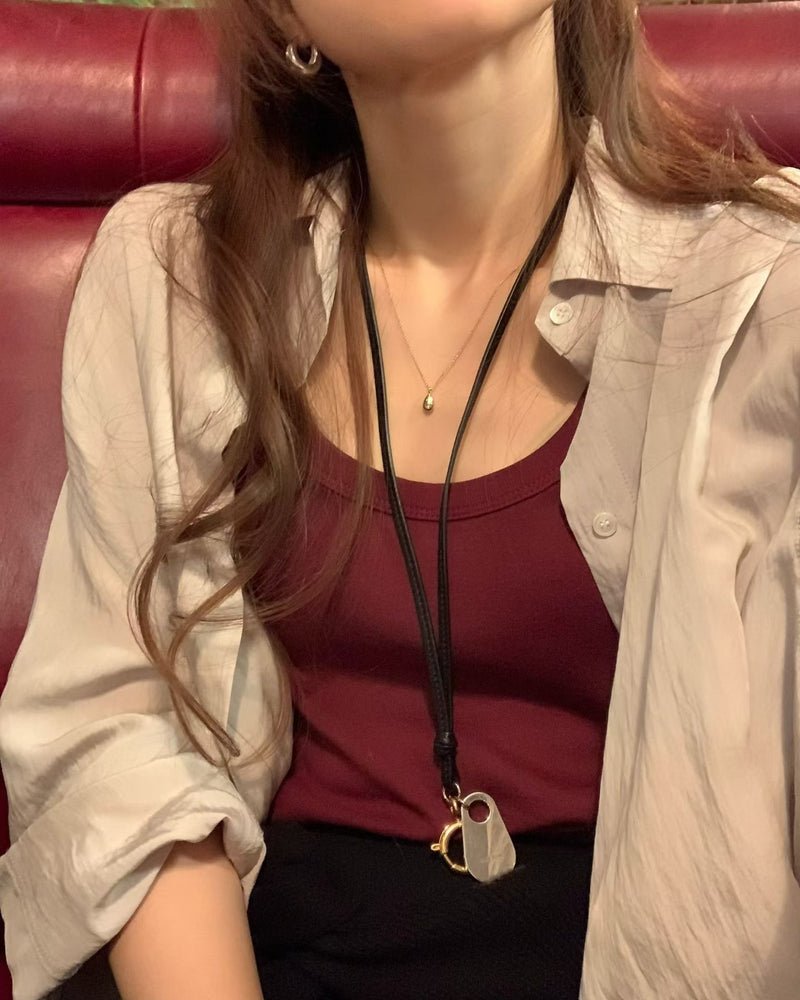 From silky shirt