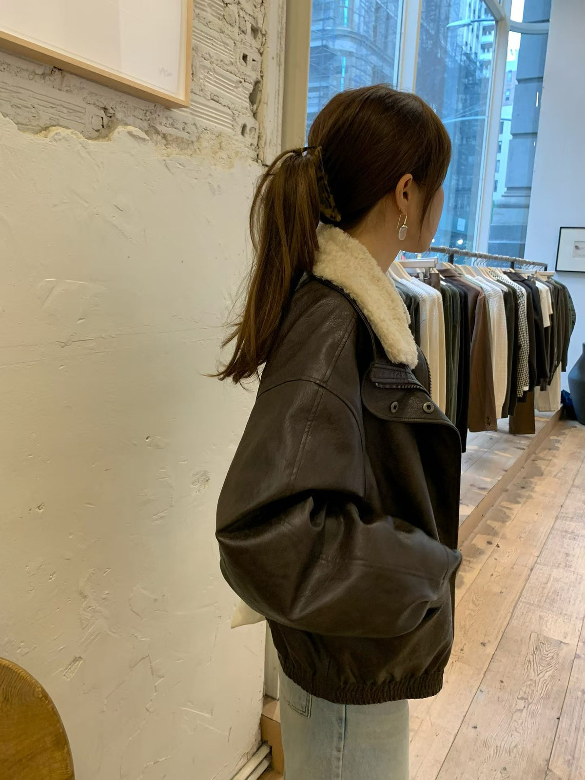 Chloe leather jumper