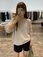 Rosy wholegarment knit