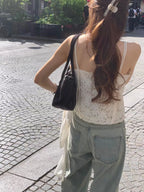Wave lace blouse