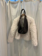 Hairy fur jacket
