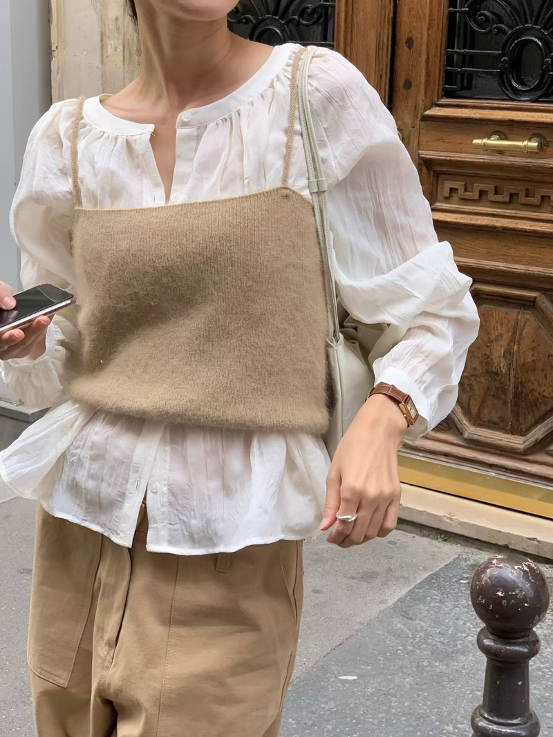 Angora bustier