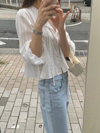 Frill blouse