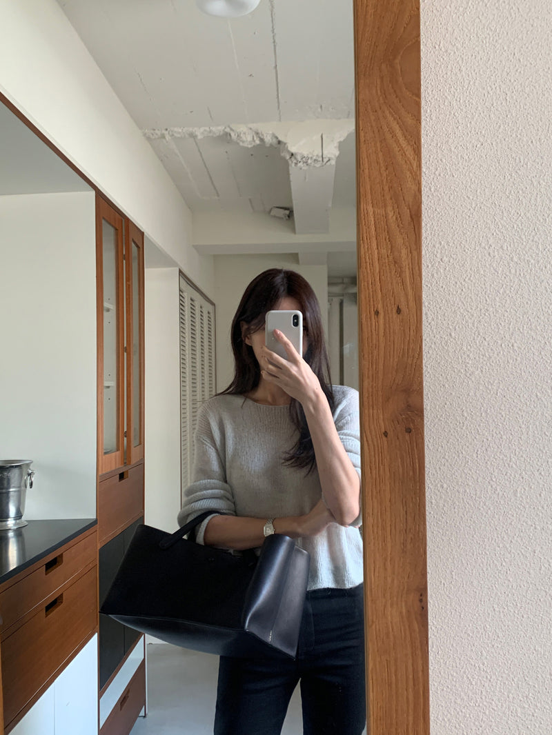 Row mohair hacch knit