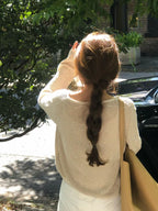 Golden crochet cardigan