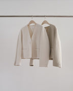 Handmade alpaca short jacket