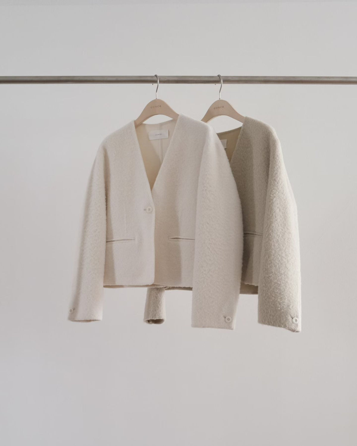 Handmade alpaca short jacket